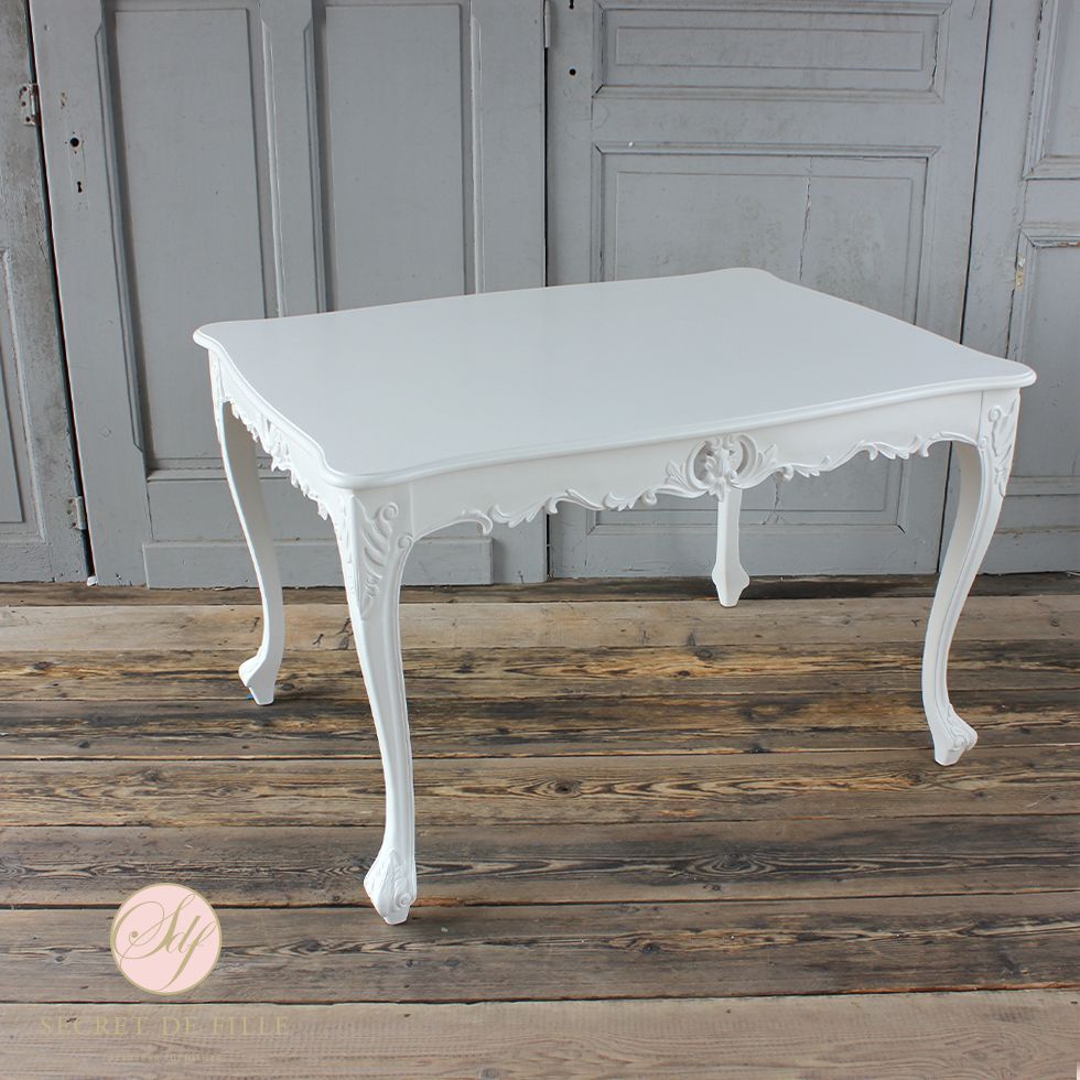 ダイニング 食卓テーブル アンティーク ロココ調 猫脚 ゴシック 姫系