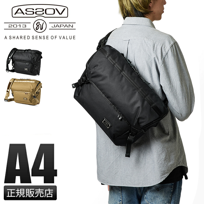 AS2OV（アッソブ） 最大43% 3/8限定 メッセンジャーバッグ AS2OV