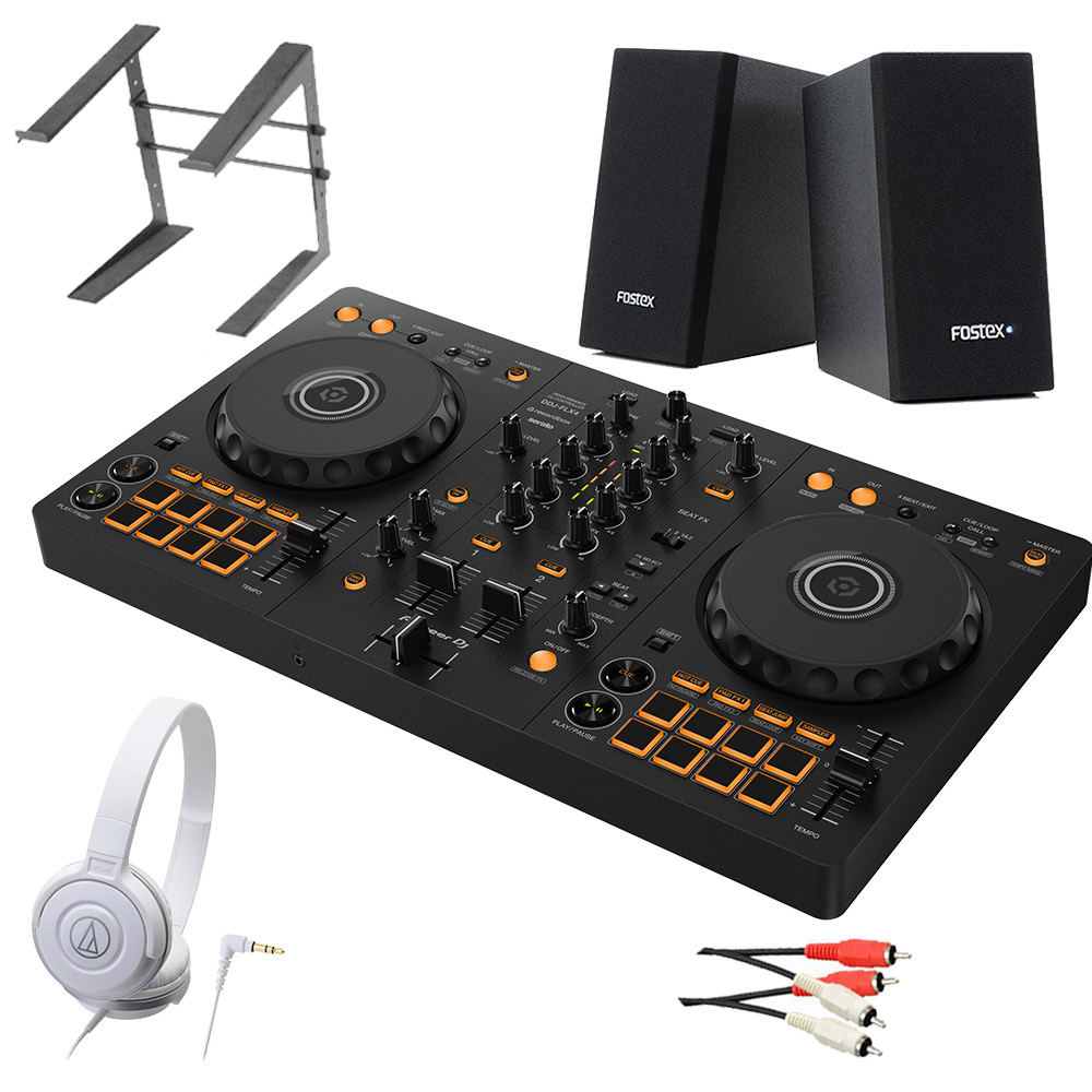 Pioneer DJ 〔DDJ-400後継機種〕 パイオニア DDJ-FLX4 初心者セット