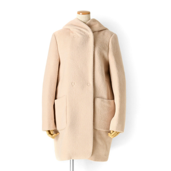 LENER（レネール） アルパカ コート レディース 冬 きれいめ ミドル 丈