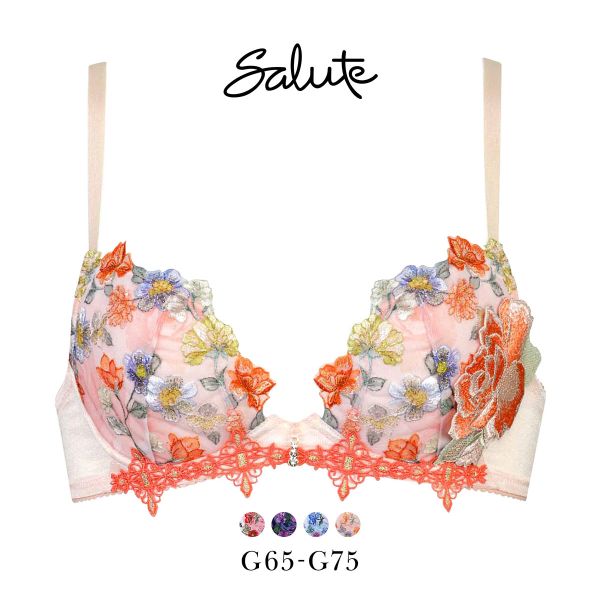 サルート（SALUTE） ブラジャー ワコール 60グループ 60G フロント