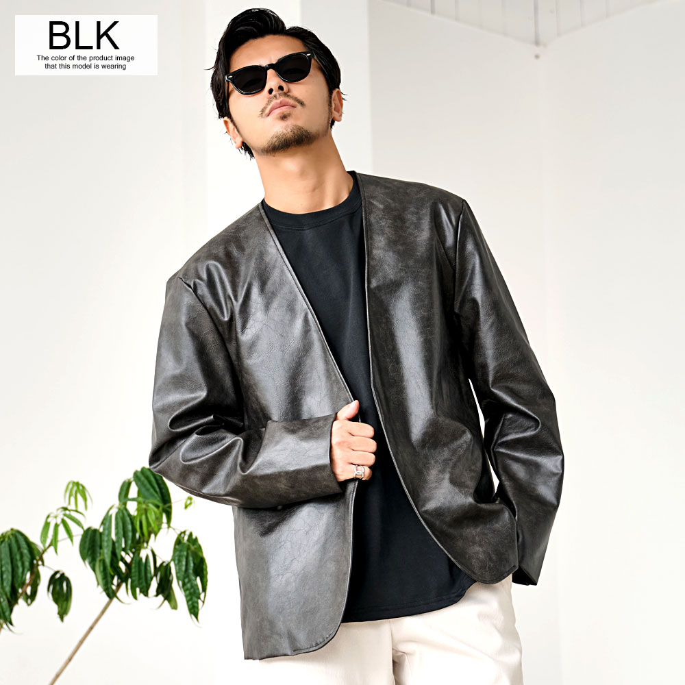 CavariA（キャバリア） レザージャケット メンズ アウター 革ジャン