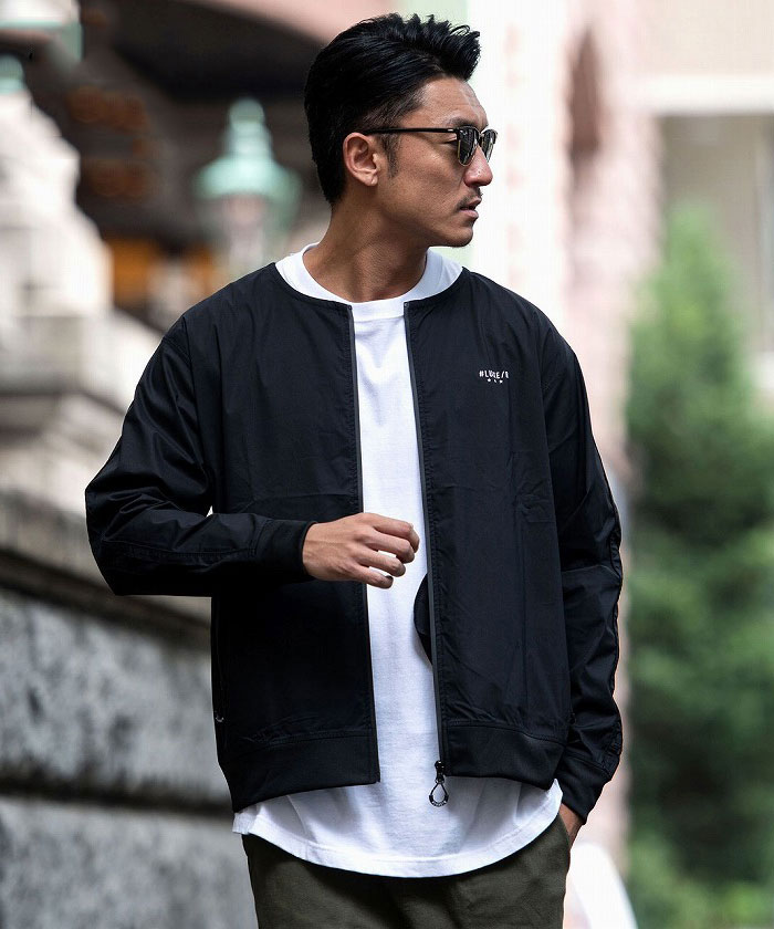 LUXE/R（ラグジュ） ジャケット メンズ ノーカラー 長袖 止水ジップ