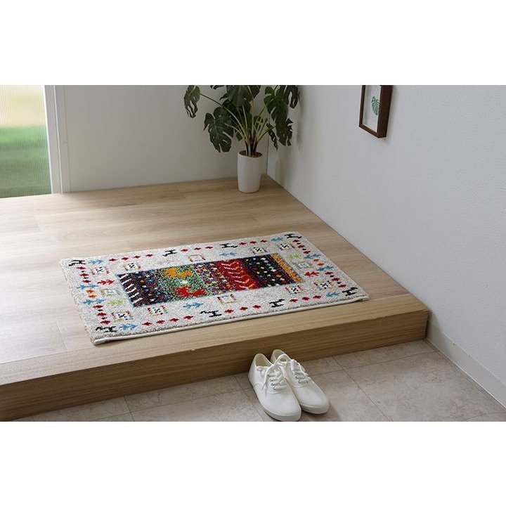 玄関マット 風水 ギャッベ 風 ギャベ 60 90 屋内 室内 高級感 おしゃれ