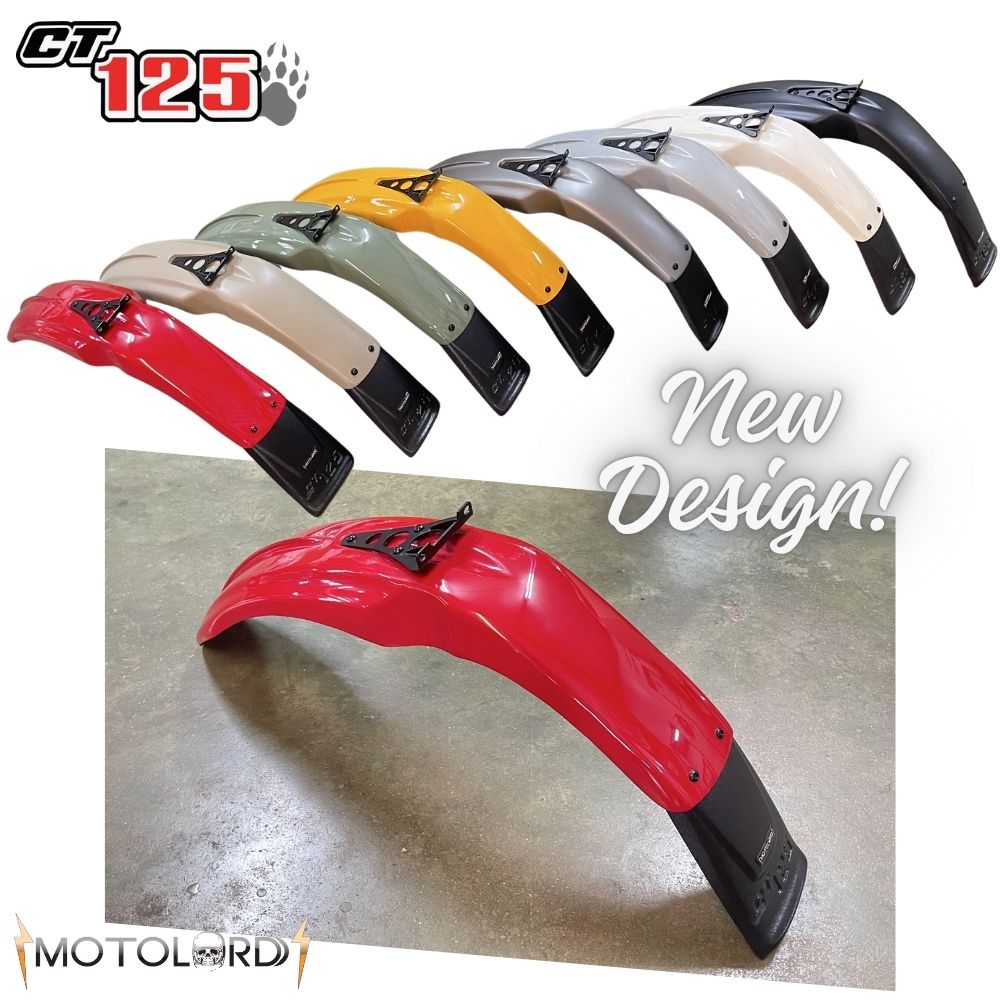 MotolordD ホンダ ハンターカブ CT125用 モタードフェンダーV2フロント