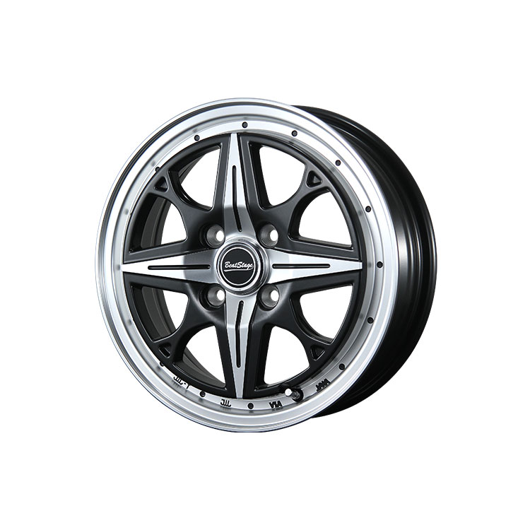 アルミホイール 14インチ 4本セット ブレストNS-C 4.5J PCD100 イン