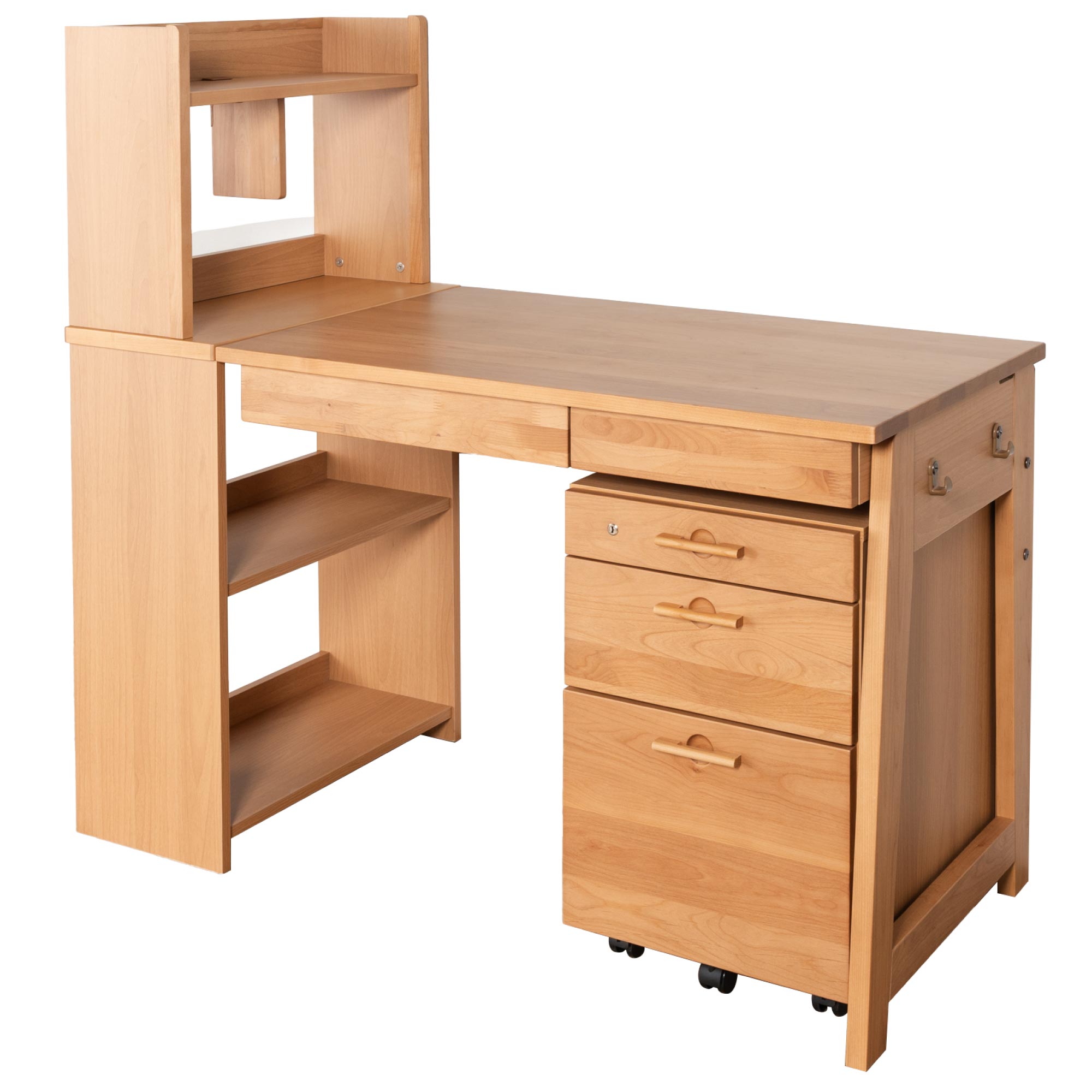 リーモ 学習家具 2点セット 学習机 学習チェア 書棚 ワゴン イトーキ