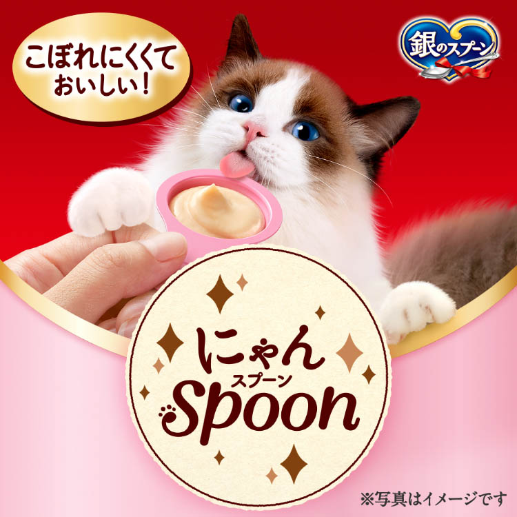 銀のスプーン おやつ にゃんSpoon 毛玉ケア 2種のアソート まぐろ＆鶏
