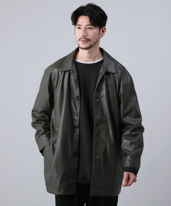 Audience（オーディエンス） ジャケット メンズ レザージャケット カー