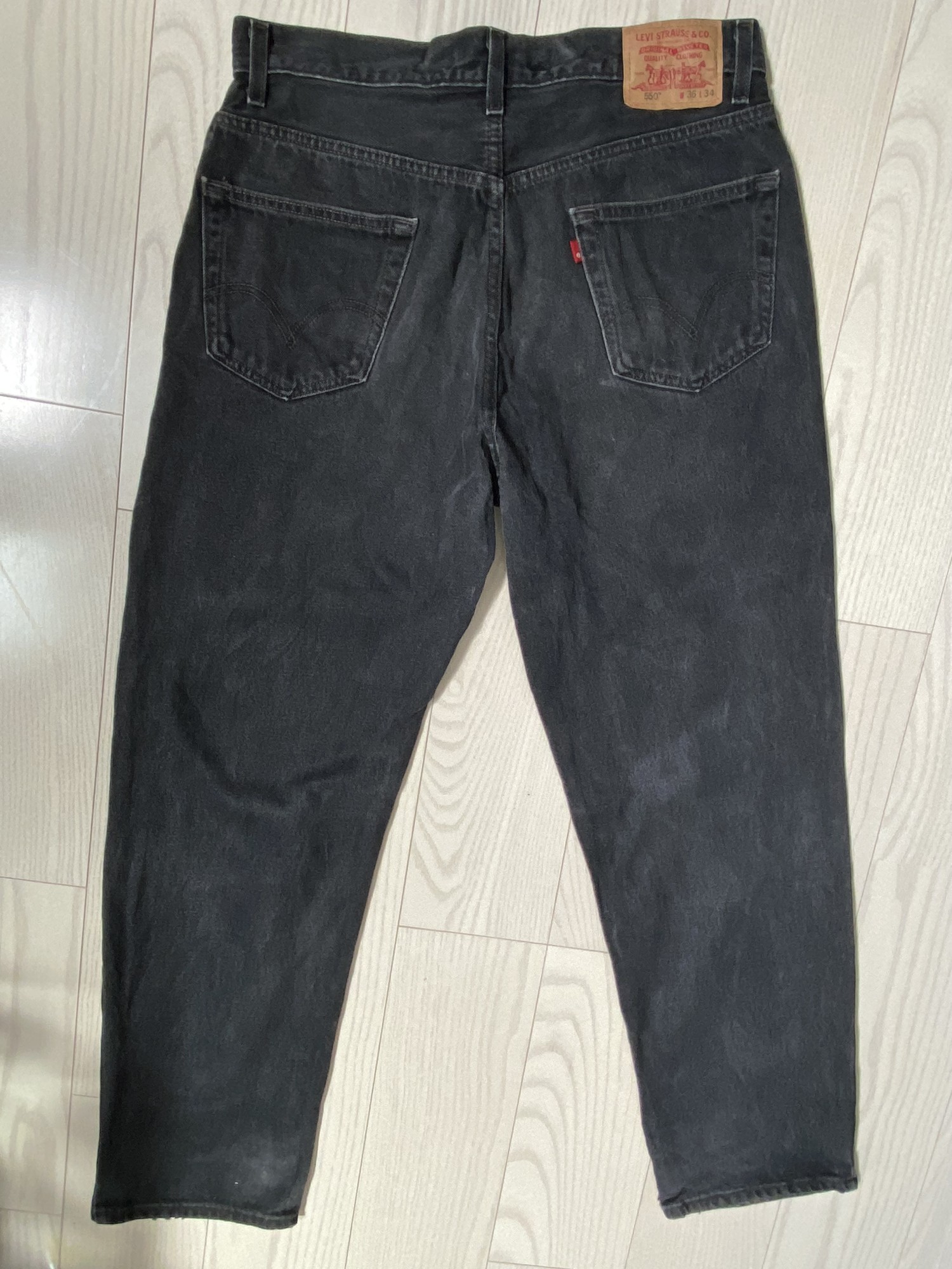 Levi's（リーバイス） 【Levi's550ブラック】USA-REVAI W36L34