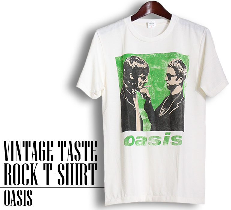 ヴィンテージロックtシャツ バンドtシャツ パンク OASIS オアシス M L