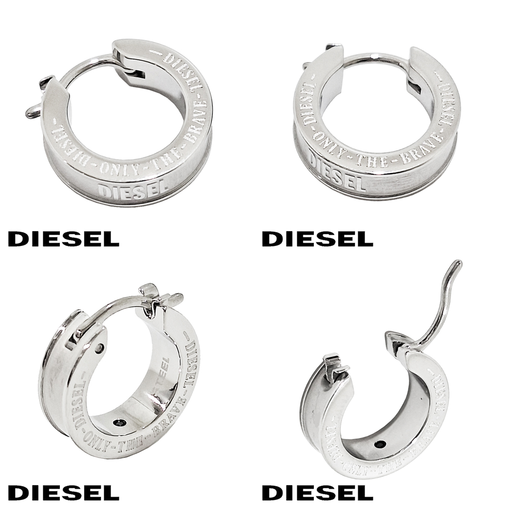 DIESEL（ディーゼル） ピアス 片耳 メンズ アクセサリー シルバー