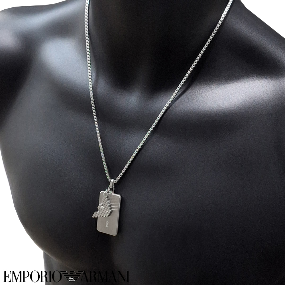 EMPORIO ARMANI エンポリオアルマーニ ネックレス ペンダント メンズ