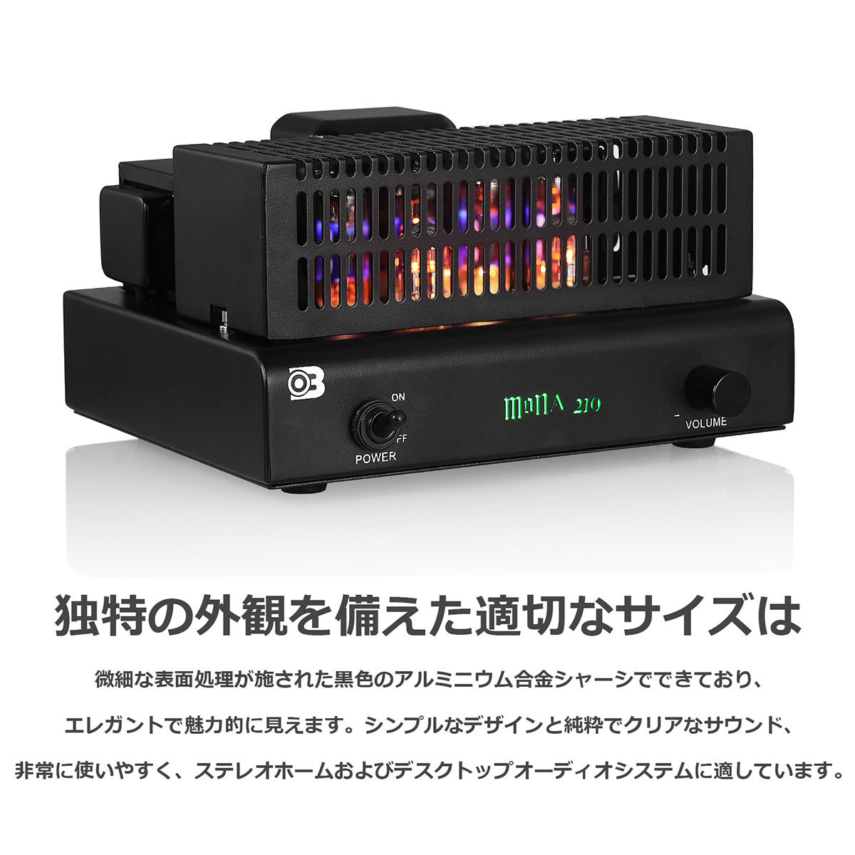 Nobsound HiFi Bluetooth 5.0 真空管アンプ ホーム ステレオ プッシュ