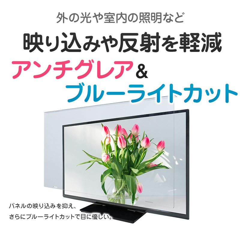 アンチグレア ブルーライトカット 有機ELテレビ保護パネル ノングレア