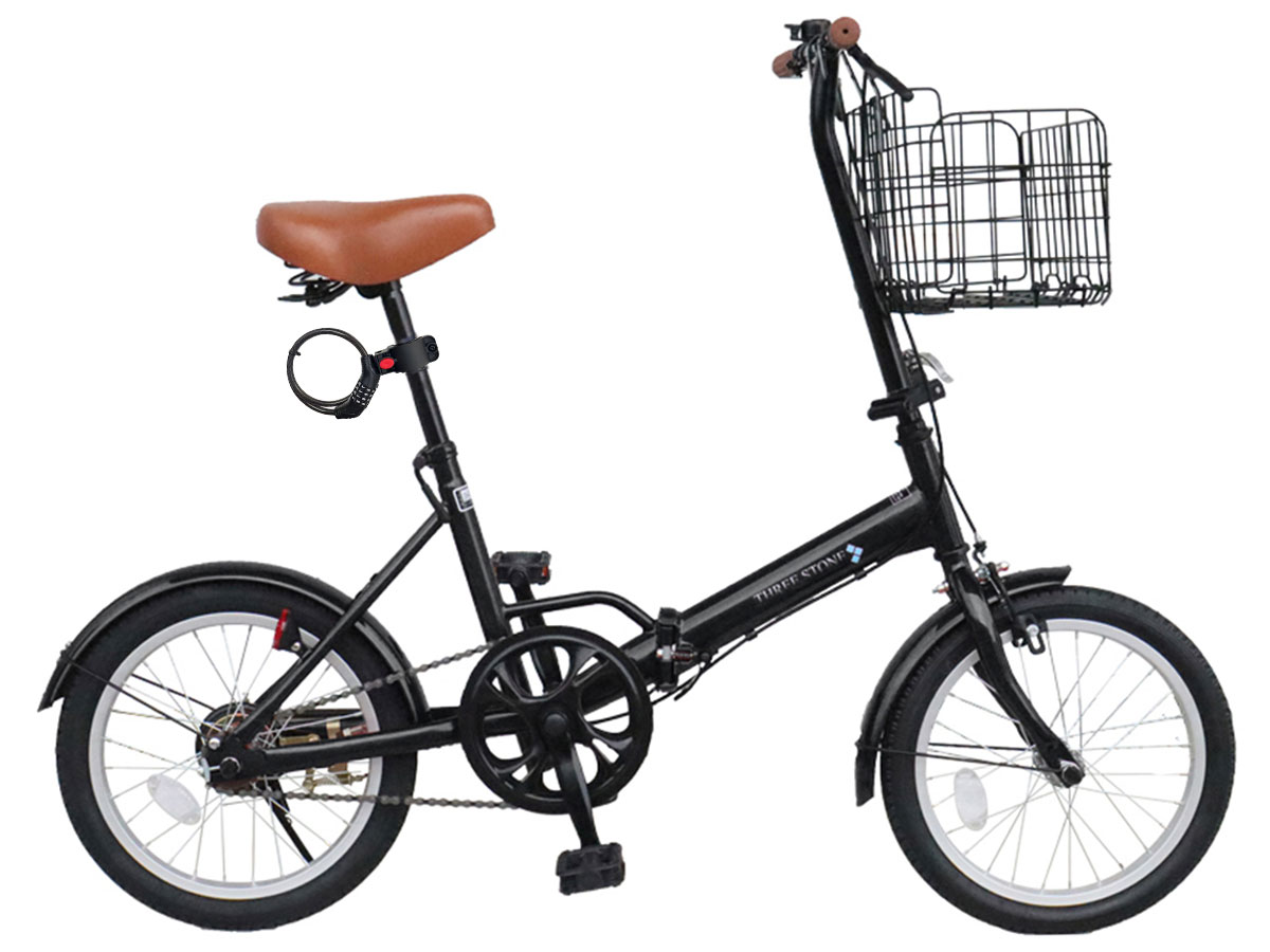 アイジュサイクル ノーパンクタイヤ 折りたたみ自転車 16インチ