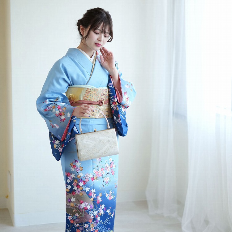 訪問着 レンタル おしゃれ 20点セット 花 卒業式 卒園式 入学式 入園式