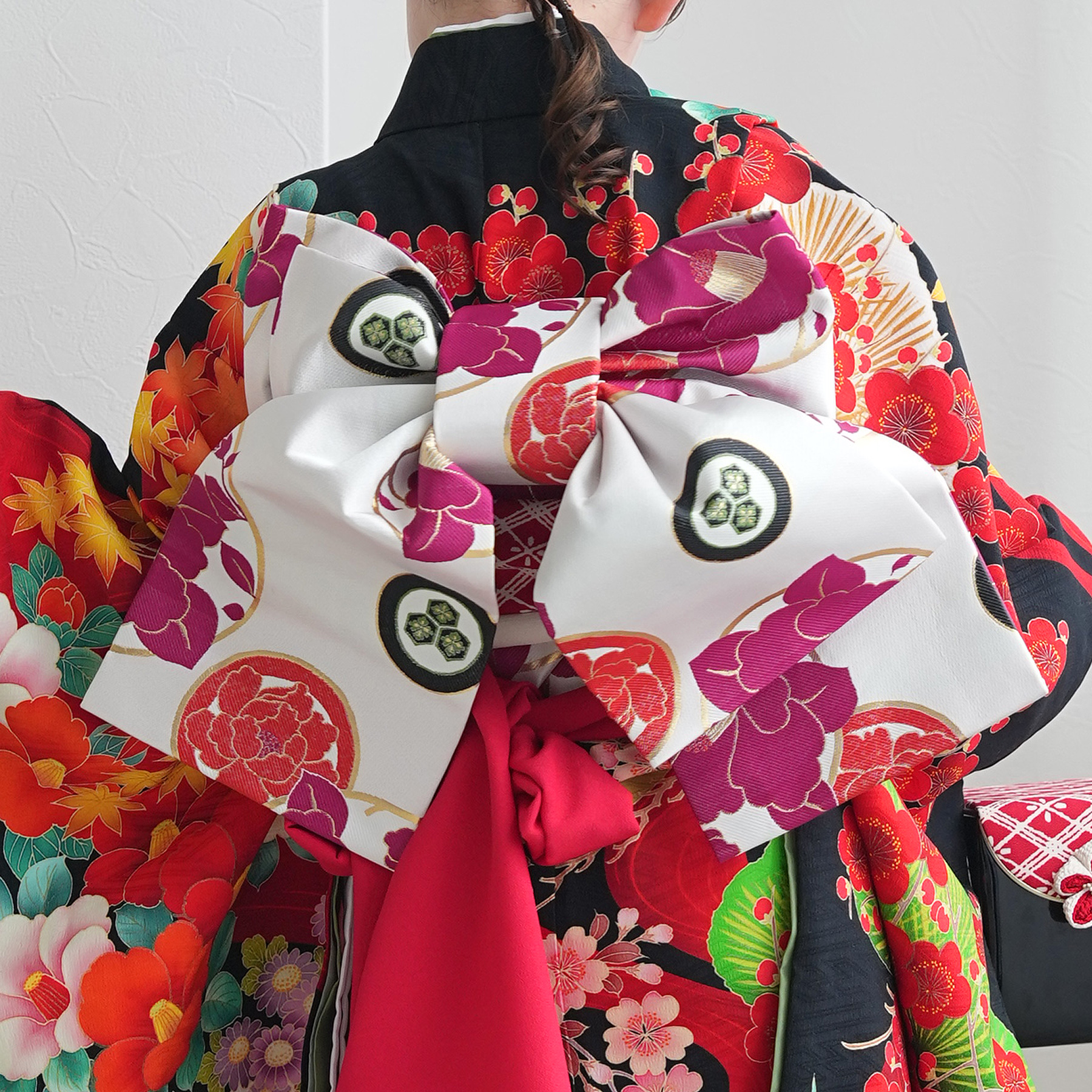 レンタル 七五三 着物 7歳 セット 九重×中村里砂 古典柄 レトロ