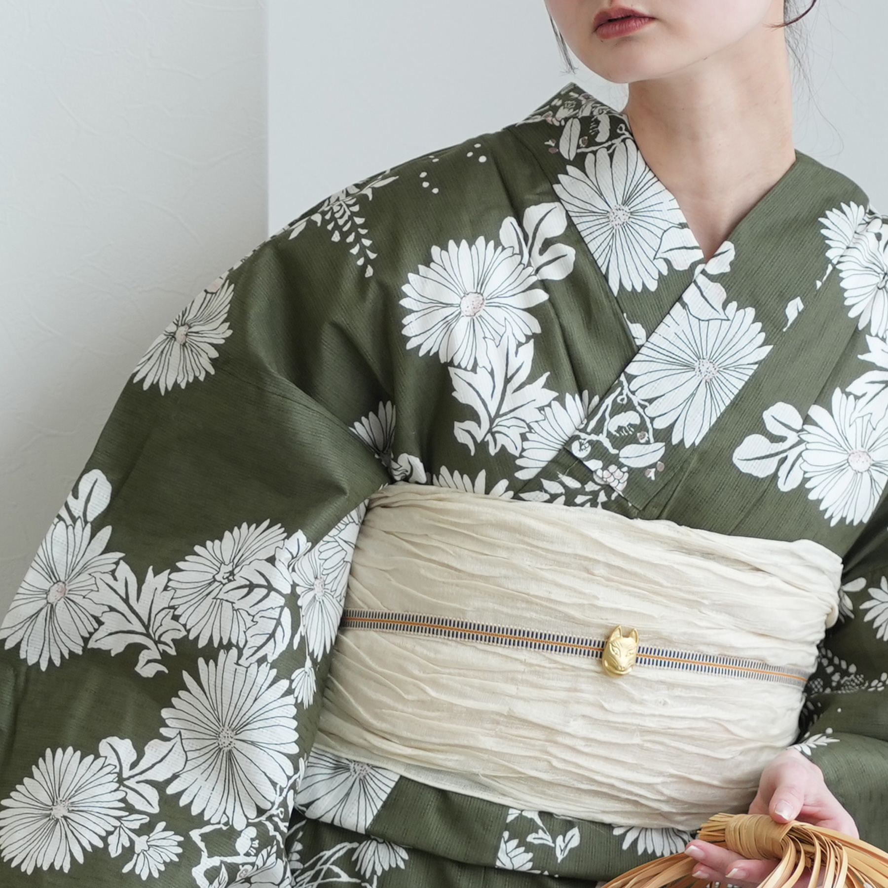 utatane 浴衣 レディース セット 浴衣/帯/下駄 フリーサイズ 古典柄