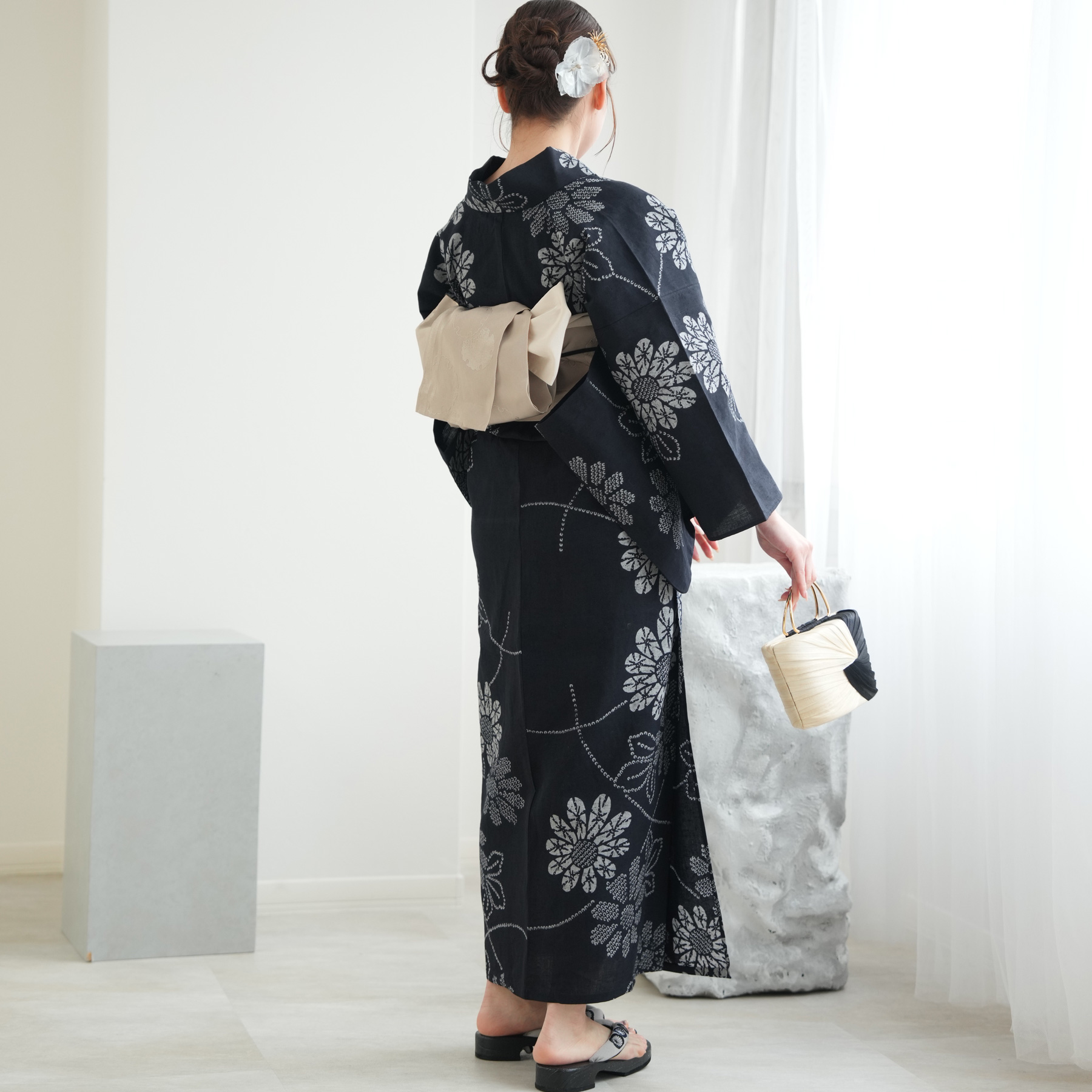 utatane 浴衣 レディース セット utatane×注染工房 浴衣3点セット 赤坂