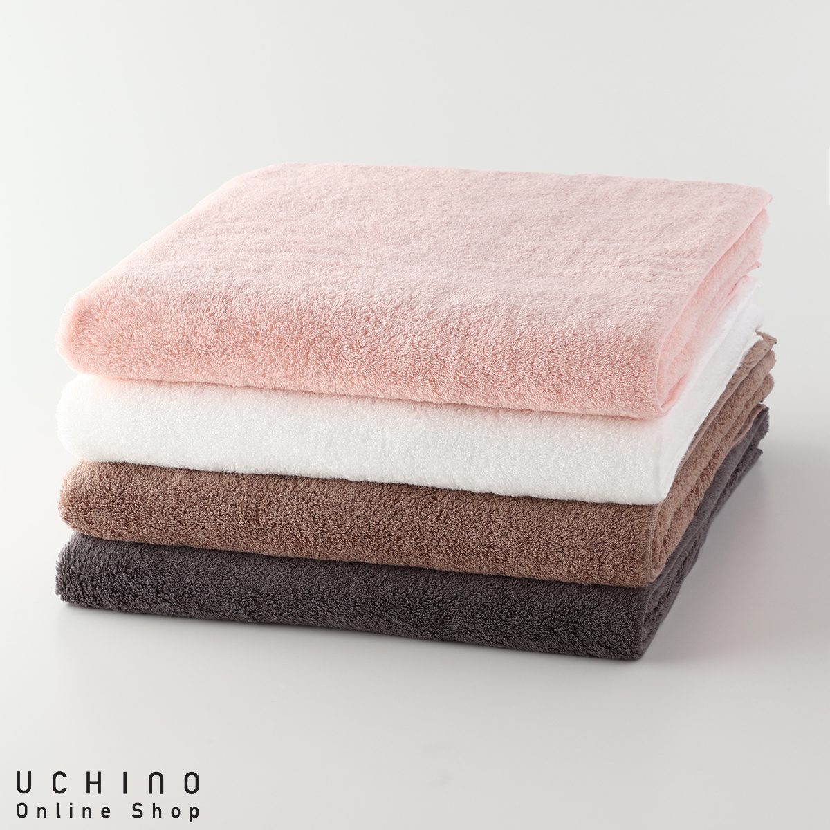 UCHINO UCHINO｜しあわせタオル ワイドバスタオル （単品）｜大判 約