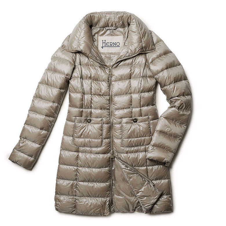 HERNO（ヘルノ） レディース ダウンコート ロールネック スタンド