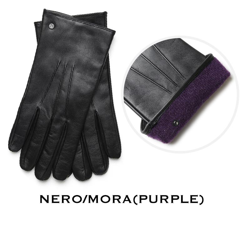 メローラ 手袋 スマホタッチ メンズ ナッパxカシミア グローブ MEROLA
