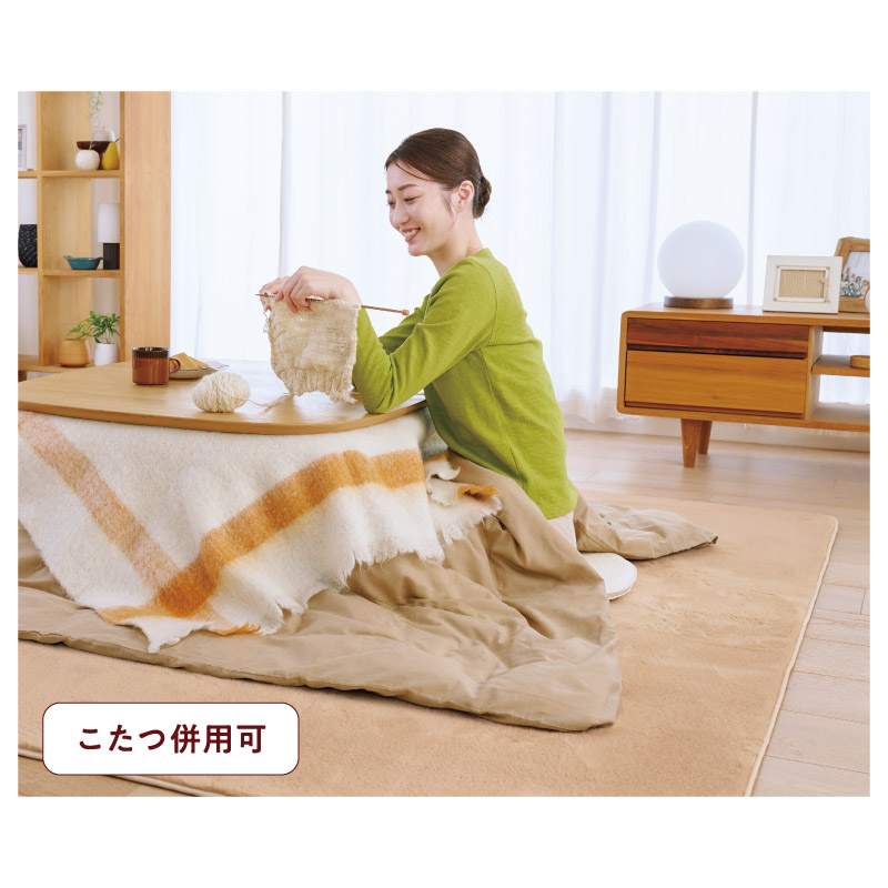 ゼンケン 【電磁波99%カット】 電気ホットカーペット2畳用カバー付き(S