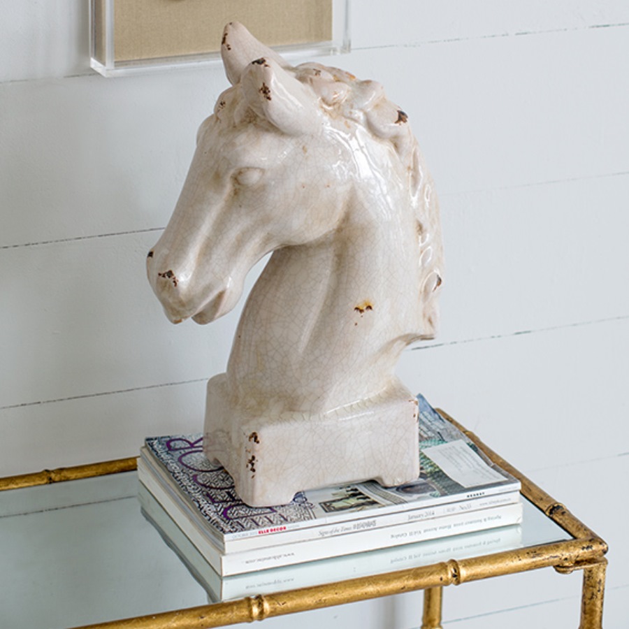 馬 午 干支 置物 ホース オブジェ 高さ40.5cm 動物 風水 開運 縁起