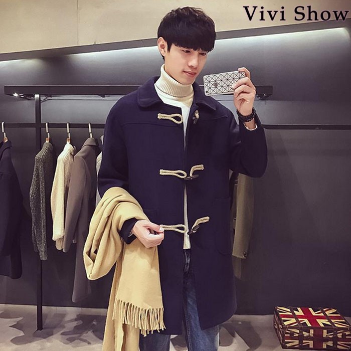 ダッフルコート メンズ メルトン ロングコート vivishow : VIVISHOW