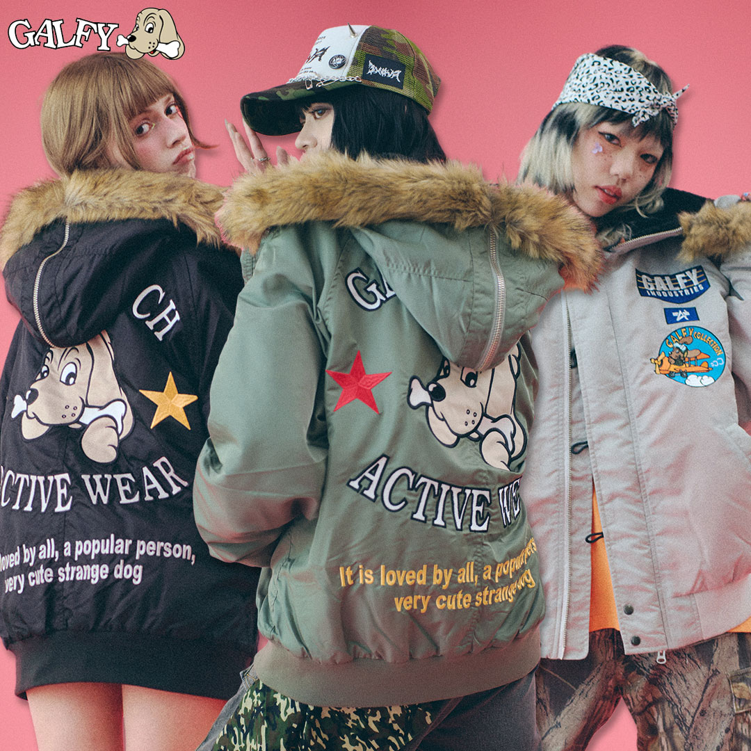 GALFY（ガルフィー） GALFY INU-3B フライトジャケット ブルゾン L