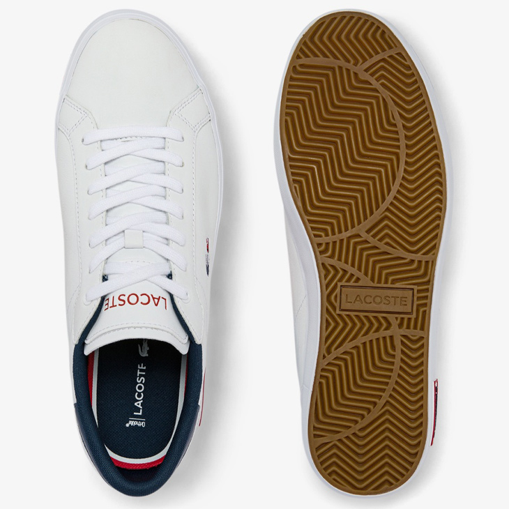 LACOSTE（ラコステ） メンズ レザー スニーカー LACOSTE POWERCOURT