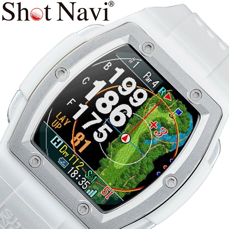 ショットナビ グレスト ツー Shot Navi CREST2 ホワイト 白 ゴルフ