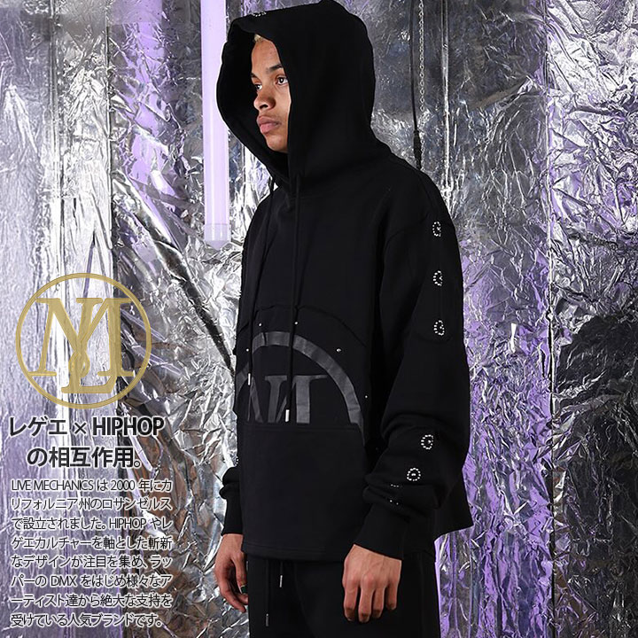 VE MECHANICS パーカー ブランド スケボー フーディ 長袖 スウェット