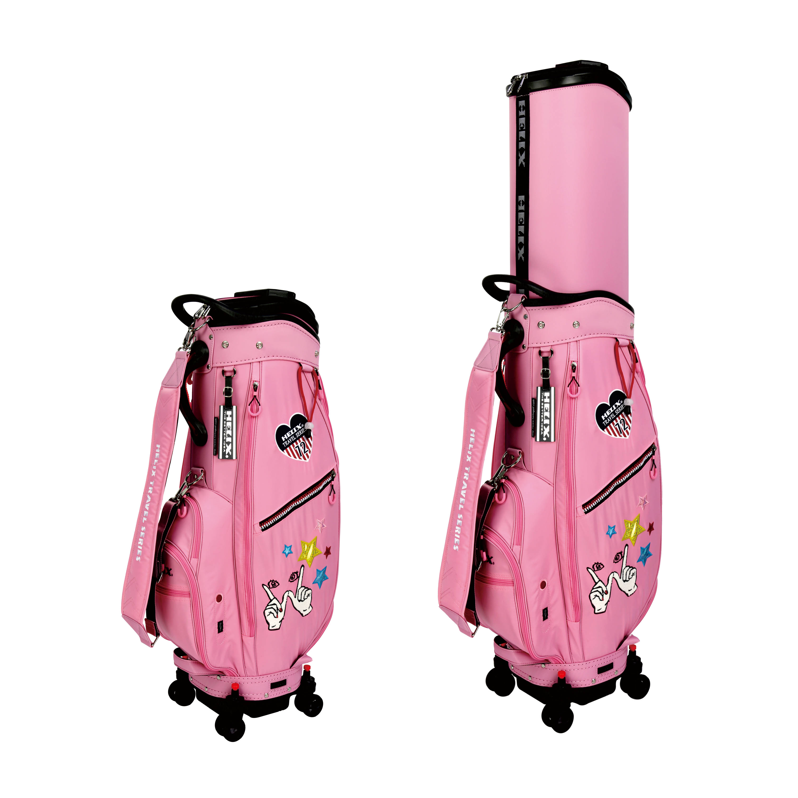 特許取得済み】HELIX（ヘリックス）キャディバッグ ゴルフバッグ