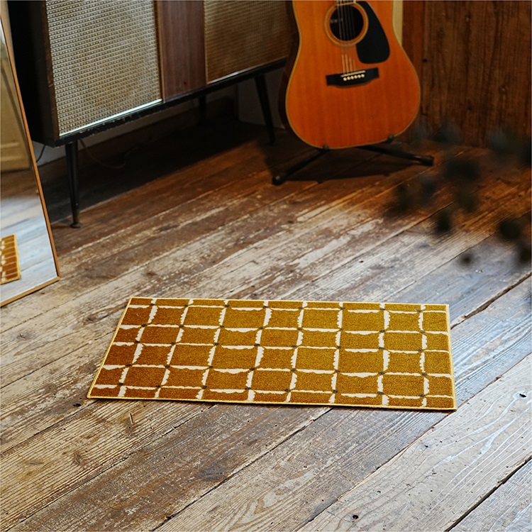 クリーンテックス 玄関マット 室内用 デザインマット 45×75cm 村田智子