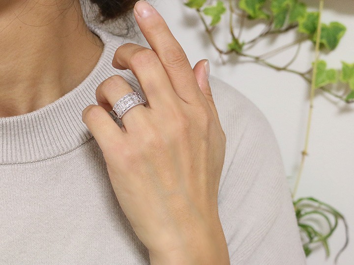 ダイヤモンド1カラット PT900プラチナリング 指輪 普段使いしやすい