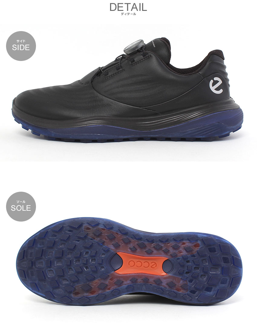 ecco（エコー） ゴルフシューズ メンズ ECCO 132274 ブラック 黒