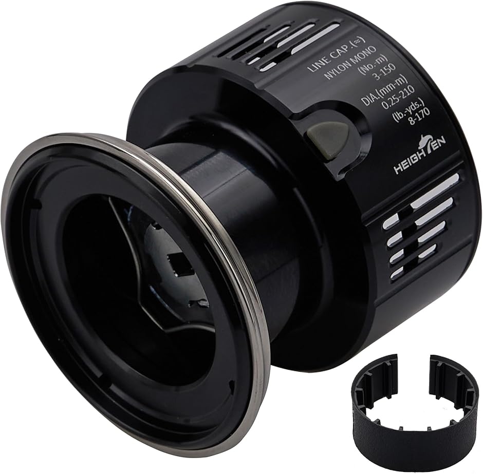 リール スプール 深溝 C3000 替えスプール 対応 53 MDM(ブラック