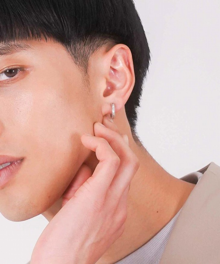 LION HEART（ライオンハート） ピアス メンズ クロッシング ピアス