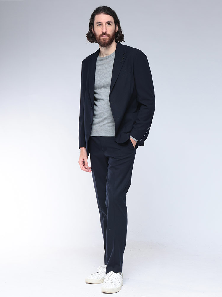 LARDINI（ラルディーニ） メンズ スーツ ストレッチフランネル