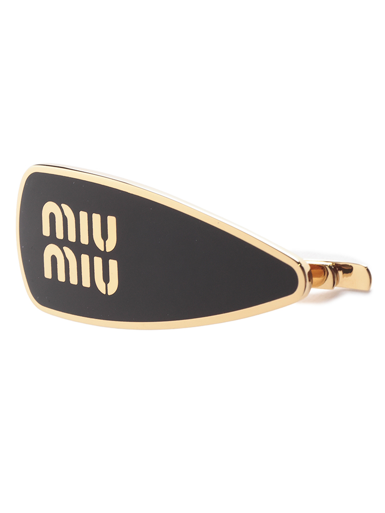 miu miu（ミュウミュウ） エナメルメタル ヘアクリップ MIU5IF1472F6T
