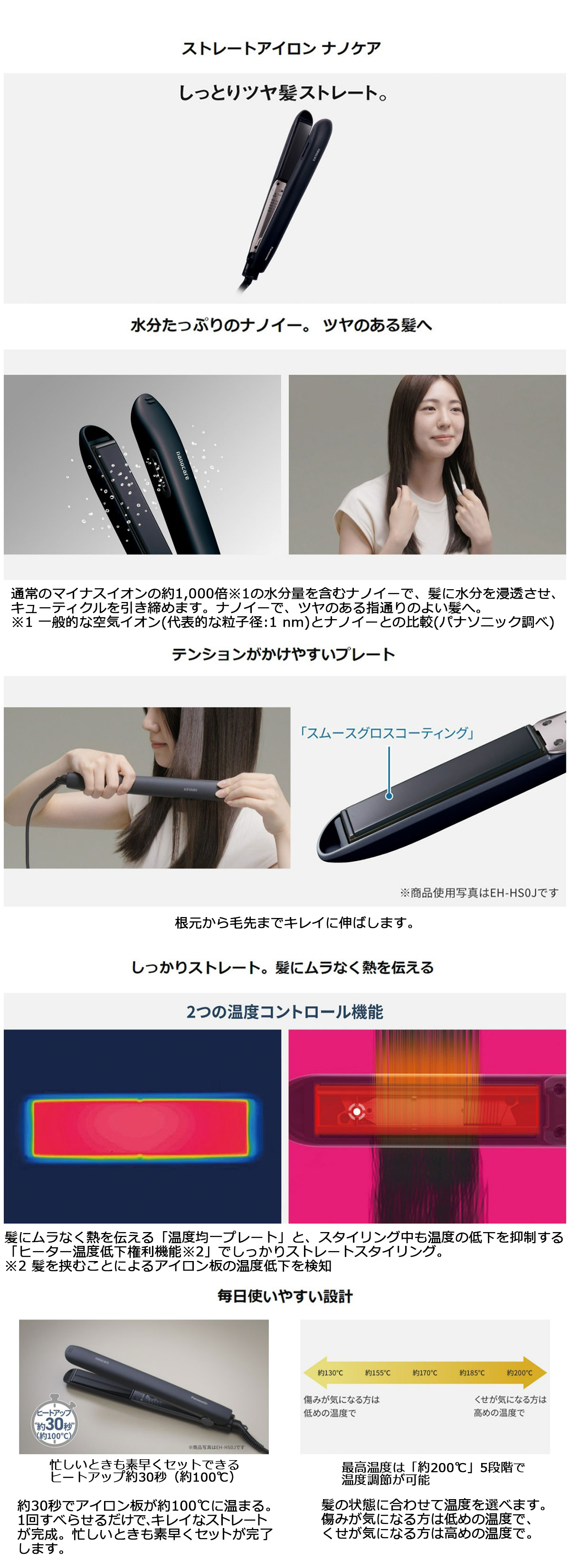 Panasonic（パナソニック） 【長期5年保証付】 EH-HS0J-K ブラック