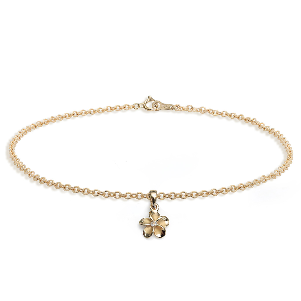 ハワイアンジュエリー 14Kゴールド アンクレット｜BYTHESEA(バイザシー)