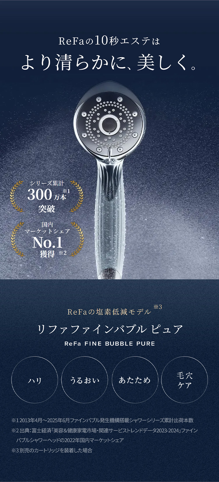 ReFa（リファ） 【延長保証書付き】リファファインバブル ピュア