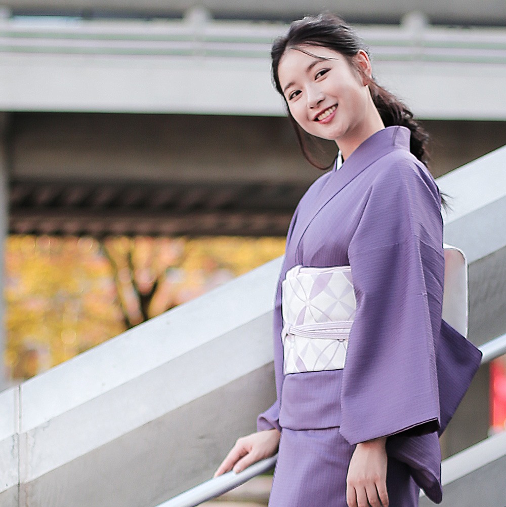 ROCCA（六花） 色無地 袷 着物 単品 東レシルジェリー 東レスマイル