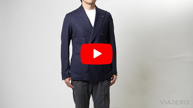 TAGLIATORE（タリアトーレ） ジャケット ホップサック ダブルブレスト