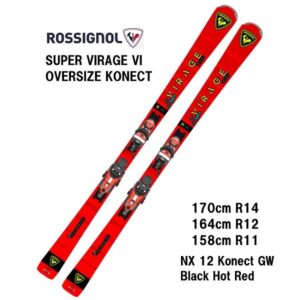 26 ROSSIGNOL ロシニョール SUPER VIRAGE VI OVERSIZE KONECT + NX 12