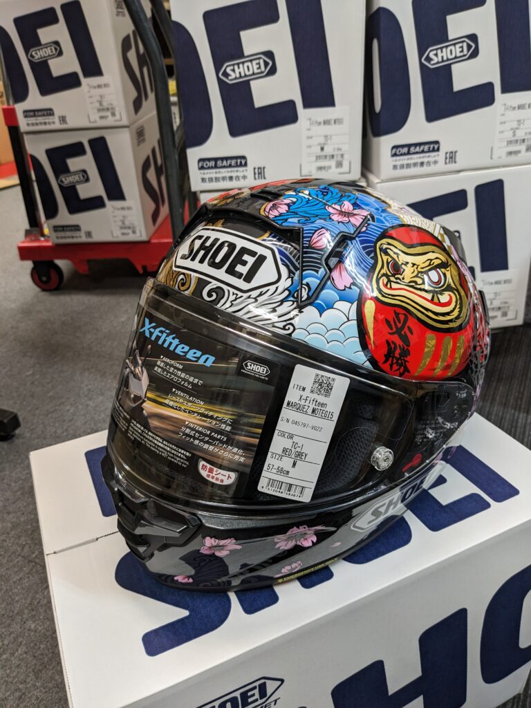 SHOEI X-Fifteen MARQUEZ MOTEGI5限定! 入荷しました。他にも新色