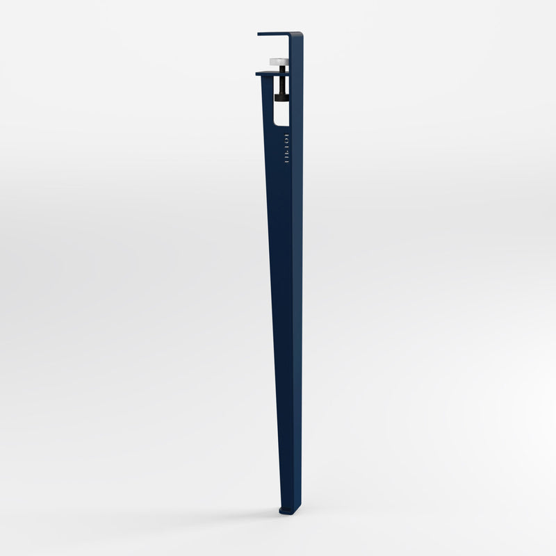 TIPTOETable and desk leg – 75 cm MINERAL BLUE cerote antiques